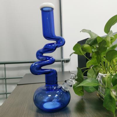 China Unique Big Glass Zong Bong With Round Base for sale