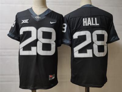 China Mens Iowa State Cyclones #28 Breece Hall  2020 Black NCAA College Football Jersey for sale