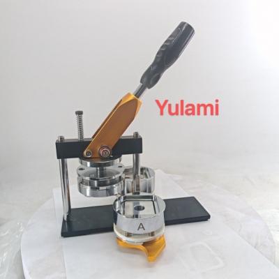 China badge making machine with square 50x50mm mold/moulds for sale