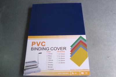 China A4 A3 0.15mm 0.18mm 0.20mm 0.25mm 125mic 150MIC 180MIC 200MIC 250mic plastic PVC  Binding Cover book cover from China for sale