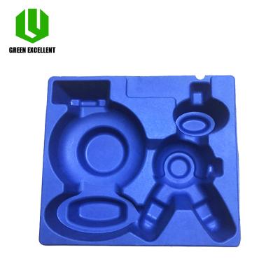 China Paper Pulp Tray Custom Molded Paper Biodegradable Recyclable Electronic Paper Pulp Packaging for sale