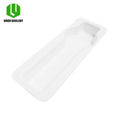 China Wholesale Custom Eco Friendly Paper Pulp Molded Watch Packaging Tray Insert for sale