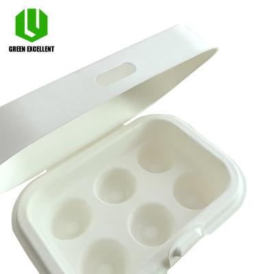 China Customized Wholesale Biodegradable Disposable Ice Cream Tray Serving Trays White Card Molded Paper Food Packaging Shop for sale