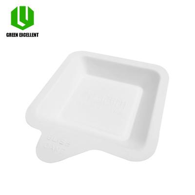 China Biodegradable Cake Pan Tray Paper Pulp Biodegradable Disposable Pulp For Pulp Molding for sale