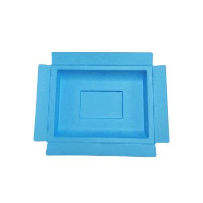 China Biodegradable Molded Dyeing Pulp Tray Wood Pulp Packaging Recyclable Pulp Molding for sale