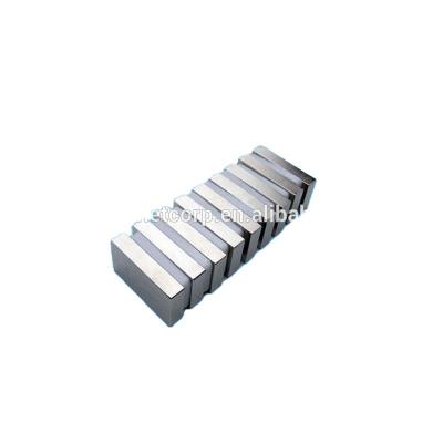 China Industrial Neodymium Block Magnet Super Strong Magnet Bar Neo Magnet With Ni Coating For Motor Magnet for sale