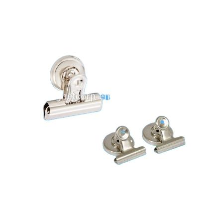 China Magnetic Metal Clip Metal Note Clips Magnetic Metal Clips for Fridge, Whiteboard Wall for sale