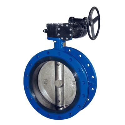 China Cast Iron General Double Flanged Butterfly Valve of dn400 dn500 dn300 for sale