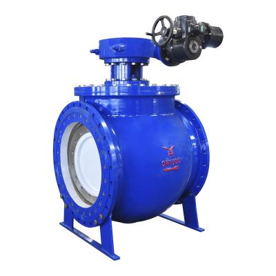 China Large Size General Eccentric Ductile Iron Motorized Ball Valve for sale