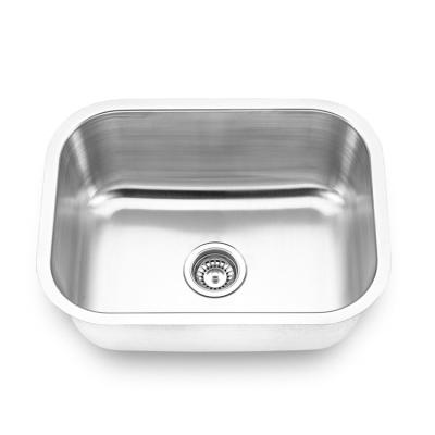 China Without Faucet SUS 304 Stainless Steel High Quality Material Guarantees Water Quality Single-Bath Kitchen Sink for sale