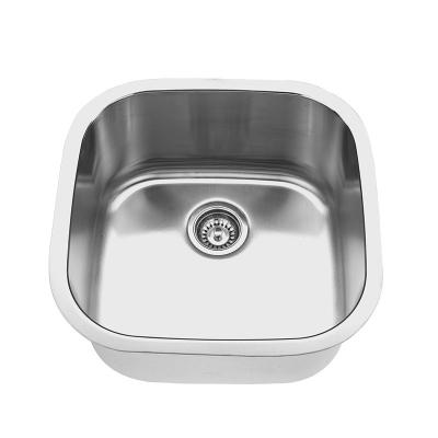 China Without Faucet Made In China Cost Effective Super High SUS Stainless Steel Kitchen Single Sink for sale