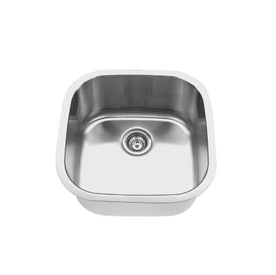 China 2021 Popular Design 304 Stainless Steel Kitchen Sink Single Sink Top Sink Single Sink Elegant And Simple for sale