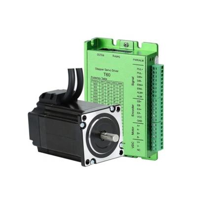 China Industrial Control 57AM13ED+T60 57mm NEMA 23 Closed Loop Stepper Motor Hybrid Servo Kit for sale