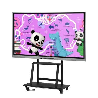 China Whole Sale Price School Teaching 65 Inch TV Touch Screen Monitor Interactive PC All In One For Education for sale