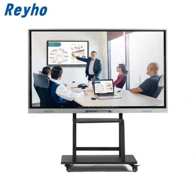 China HD Screen Teacher School 55 65 70 75 86 100 Inch Multimedia Interactive Smart Remote Conference Machine for sale