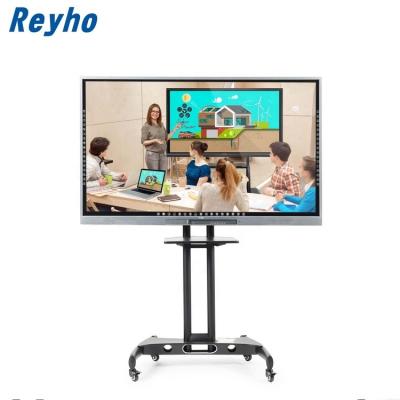 China School Teaching Good Quality Floor Stand Digital Interactive Whiteboard With Software For Easy Learning for sale