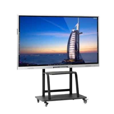 China School Teacher 75 Inch Digital 4K Curved LCD Smart TV Panel Made In China for sale