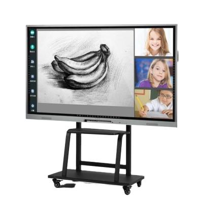 China China Supplier School Teacher FHD LED Smart Panel Interactive Touch Screen Monitor LCD TV With Android PC for sale