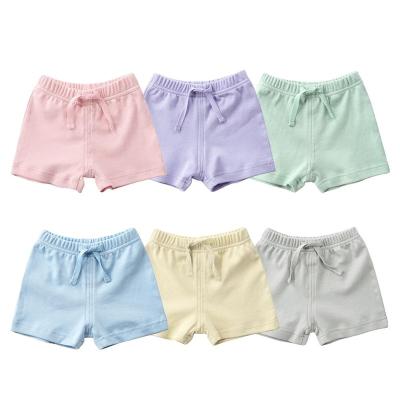 China 2020 summer new children's breathable cotton shorts pants elastic baby waist casual short pants for sale