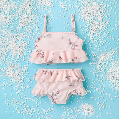 China Cute New Design Kids Toddler Kids Baby Girls Swimwear Removable Padded Two Piece Swimwear Swimsuits for sale