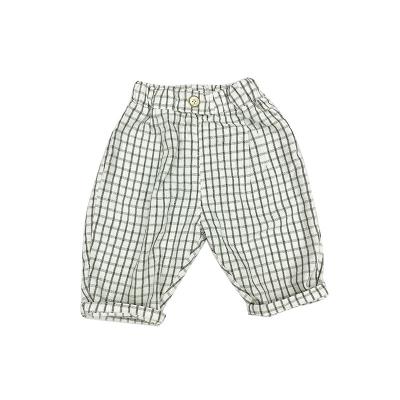 China 2022 Summer Children's Loose Casual Pants Children's All-match Plaid Pants Handsome Children's Clothing for sale