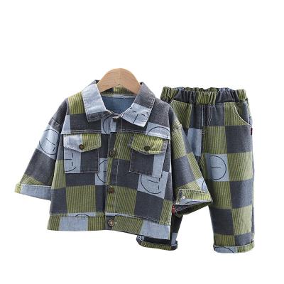 China 2022 boutique children's casual gentleman's jacket suit two-piece spring and autumn long-sleeved casual suit for sale