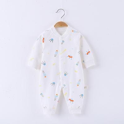 China Newborn baby casual clothes male romper pajamas springs and springs autumn overalls cotton suit baby for sale