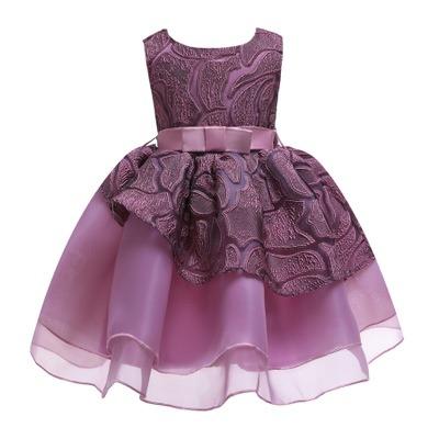 China 2022 New Breathable Stain Girl Skirt Amazon Children Dress Party Lace Embroidered Dress Princess Dress for sale