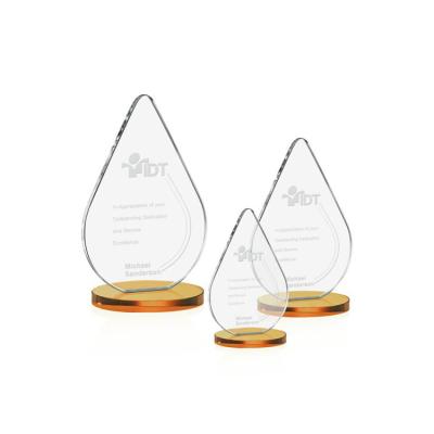 China High quality and wholesale Japan crystal award trophy with color draw award trophy crystal for sale