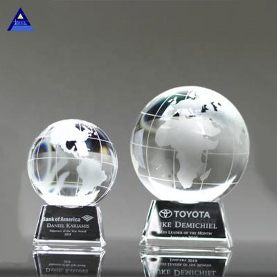 China 2021 Newest Japan Glass Globe Awards - No.1 Crystal Trophy Factory for sale