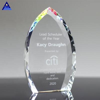 China Japan Crystal Clear Flame Rainbow Jeweled Awards For Recognize Souvenir for sale