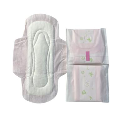 China Super Absorbent Organic Absorbent Sanitary Pads Biodegradable Core Cotton Sanitary Napkins In Low Price for sale