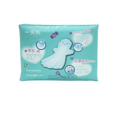 China Wholesale Price Breathable Ultrathin Feminine Hygiene Sanitary Pads With Wings Customized for sale