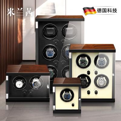 China Factory Wholesale Handmade Customize Logo High Quality Automatic Watch Winder Wooden Box for sale