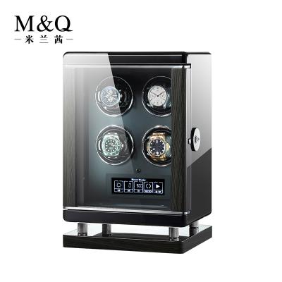 China Luxury Wholesale Custom LOGO Display Box LCD Display Automatic Watch Factory Watch Winder for sale