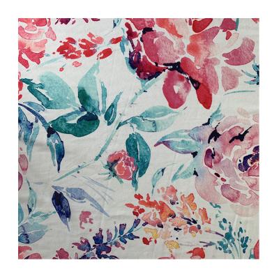 China Wicking good quality 100D milk silk brushed digital printed fabric fabric digital printing fabric for sale