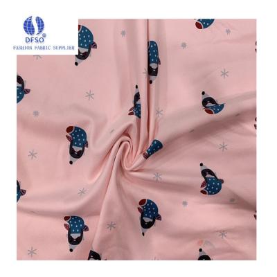 China modern digital velvet printing fabric Wicking cartoon underwear house service thermal hoodie fabric for sale