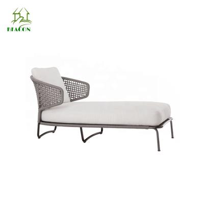 China Modern Luxury Outdoor Patio Furniture Waterproof Folding Garden Bed For Pool Side Couch Outdoor Furniture for sale