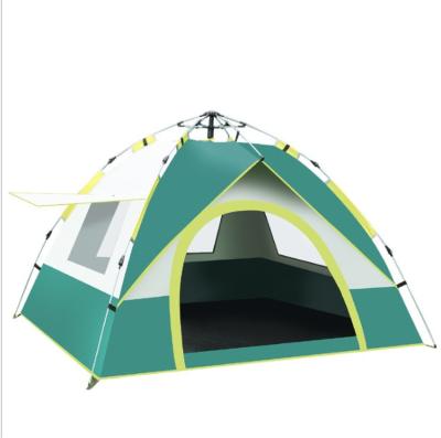 China Modern Family Camping Tents 3 or 4 Person Outdoor Folding Military Automatic Waterproof Camping Tent for sale