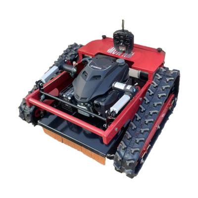 China 4-Stroke Hillside Crawler Mower Remote Control Gasoline Mower Self Propelled Robot Lawn Machine for sale