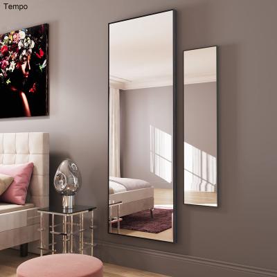 China OEM/ODM Large Rectangle Living Room Modern Home Decor Vanity Long Wall Mirrors Full Framed Dressing Mirror for sale