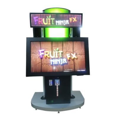 China Wood+ Metal+Arcylic Amusement park finger touch screen fruit ninja ticket coin operated video game machine for sale