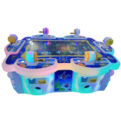 China With Threeplus New Light Hot Sale Kids Led 6 Players Indoor Fish Games / Child Coin Operated Arcade Lottery Game Video Fishing Machine For Sale for sale