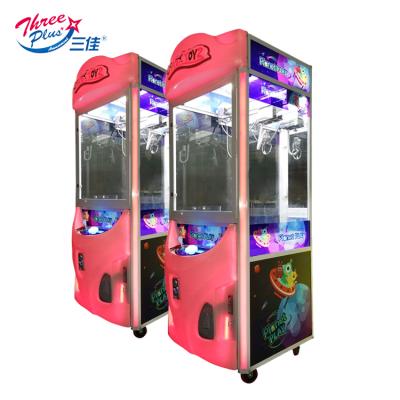 China Singapore Crane Game Machine Crane Claw Machine Threeplus Mini Toy Mini Toys 2 Cheap Machine Supplier for sale