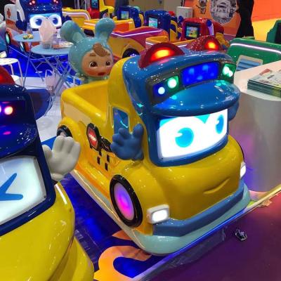 China New design high efficiency amusement park equipment interactive school bus kiddie ride for shopping mall for sale