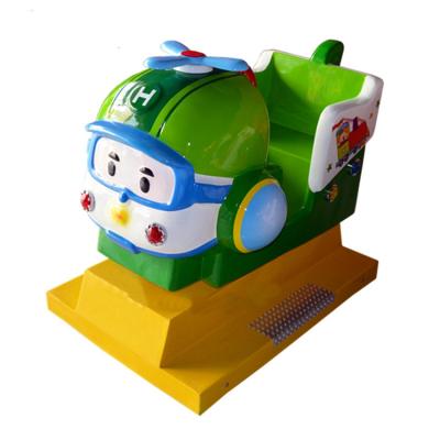 China 360 degree rotate+sewing Threeplus coin operated theme park rides amusement helicopter ride game for kids for sale