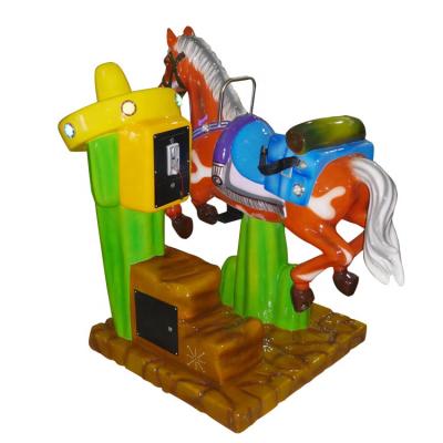 China Playground Threeplus Coin Operated Rocking Horse Racing With Swing Machine For Sale for sale