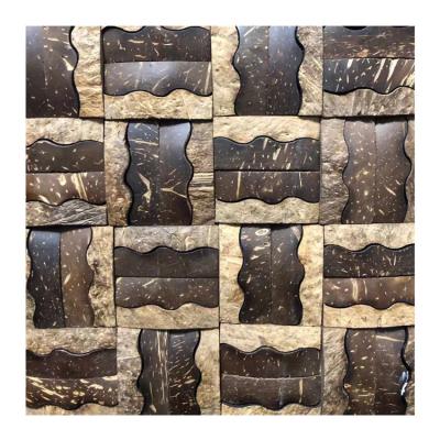 China Wholesale Coconut Shell Venue Low Water Absorption Meeting Decorative Wall Panels for sale