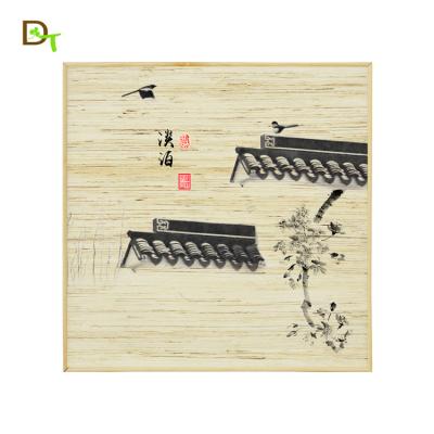 China New Design China Classic Handmade Village Landscape Nature Industrial Painting for sale