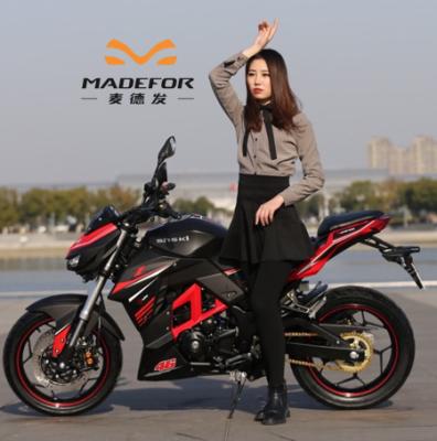 China Madefor Hot Selling Professional Air Cooled 125CC 150CC 200cc Customized Gasoline Gas Scooters Streetbikes Racing Motorcycle Leishou for sale